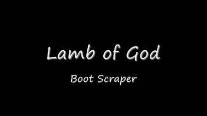 Lamb of God - Boot Scraper