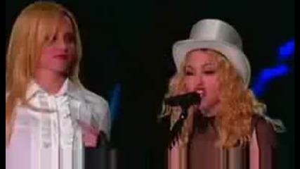 Britney And Madonna - Human Nature Live