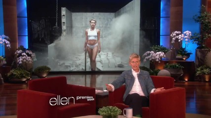 The Ellen Show - Miley Cyrus - Wrecking Ball