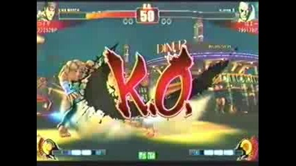 Sf4oraragi (za),  Koide (ryu) vs Dosa (ry),  Hamaa (sa) - Sbo 2009 Qualifiers