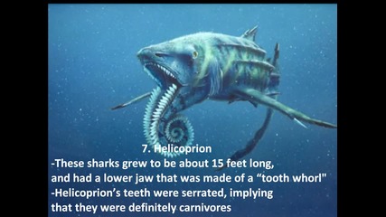 Топ 10 най-страшните праисторически морски чудовища