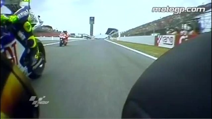 Rossi vs Lorenzo at the 2009 Catalunya Grand Prix