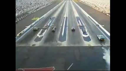 4 Jet Car Drag Race