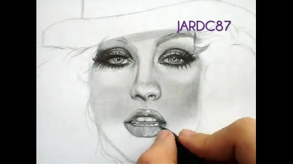 Рисунка на Christina Aguilera