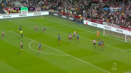 Брентфорд - Арсенал 1:0 /първо полувреме/