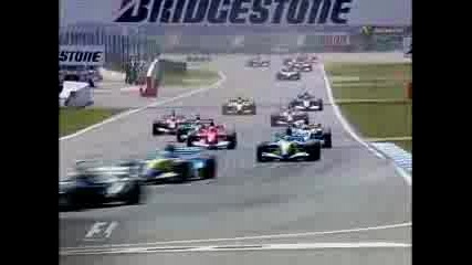 2003 Gp Raikkonen Barrichello Crash
