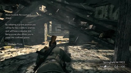 Sniper Elite V2 Gameplay 1 (by energy_e)
