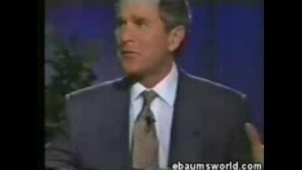 Джордж Буш Показва Среден Пръст На Камера