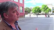 Падна мазилка в благоевградско училище - видео БГНЕС