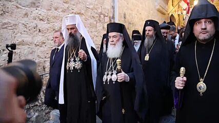 Патриарх Даниил започна официалната си визита в Йерусалимската патриаршия