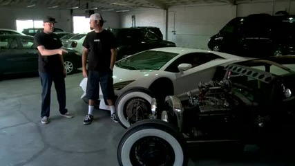 Rat Rod vs Lamborghini Aventador!