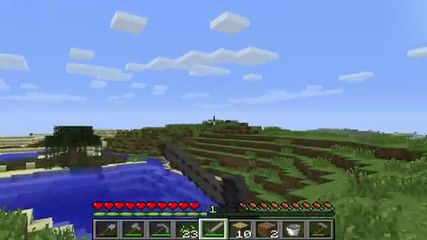 Minecraft Тройно Оцеляване еп. 3 - Къща + Sand Village