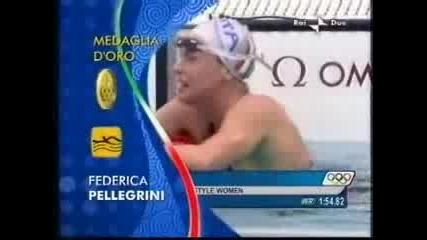 Пелегрини донесе злато на Италия в плуването - Олимпийски игри Пекин 2008