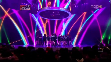 (hd) T-ara - Sexy Love + Lovey Dovey ( Club Remix Ver.) ~ Mbc Gayo Daejun (31.12.2012/01.01.2013)