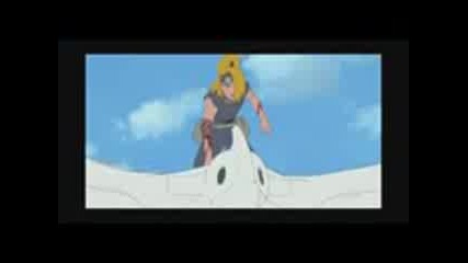 Deidara Vs Sasuke 