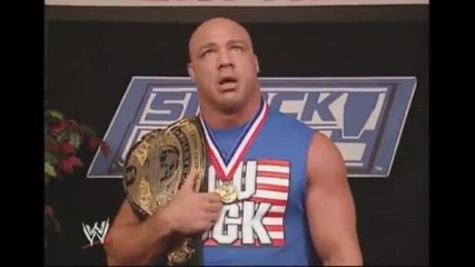 Wwf Brock Lesnar, Kurt Angle, The Undertaker and The Big Show segment 8 28 2003