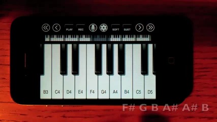 Harry Potter Theme iphone_ipod Touch Piano Tutorial