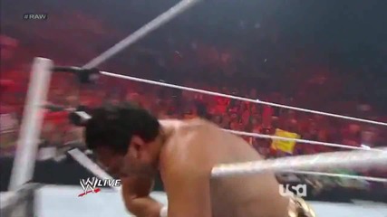 Wwe Raw 16.07.12 619 Rey Mysterio се завърна и прави 619 на Alberto Del Rio