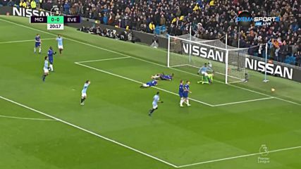 Манчестър Сити - Евертън 1:0 /първо полувреме/