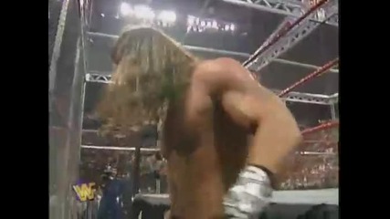 Bad Blood 1997 Shawn Michaels Vs Undertaker Hell in a Cell 1/2 