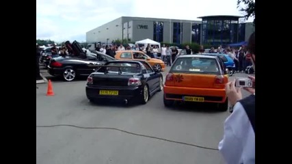 honda crx delsol Vs golf vr6 (by pti flo)