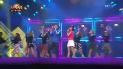 Cnu (b1a4) & Min (miss A) Again K-pop @ Kbs Gayo Daejun 2013 [27/12/13]