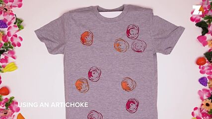 Old T-Shirt New Vibes: Fruit and veggie prints for days