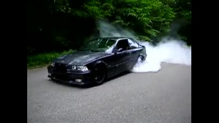 Bmw E36 silly burnout