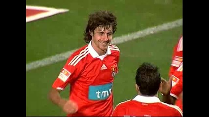 31/08/2009 Benfica - Vitoria Setubal 4 - 0 Goal na Pablo Cesar Aimar