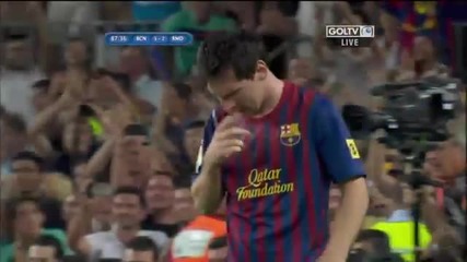 [hd] Lionel Messi Goal #2 vs. Real Madrid (super Copa Final 2011 - Leg #2)