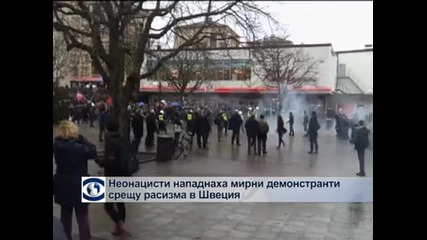 Сблъсъци на протест срещу расизма в Швеция