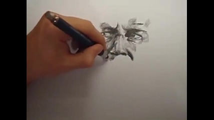 bruce willis speed draw (me drawing a) 