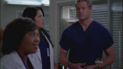 Greys Anatomy ( Bailey, Mark, Callie ) Смешна Сцена с жената на Шефа :d 