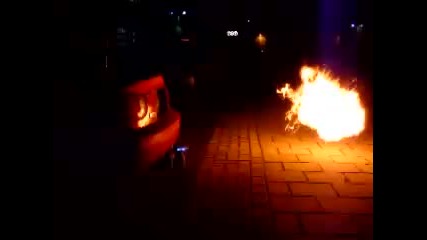 Mazda Miata flame thrower 