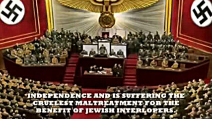 Adolf Hitler Demands Freedom For Palestine - English Subtitles