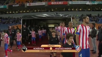 Академика - Атлетико Мадрид 2:0