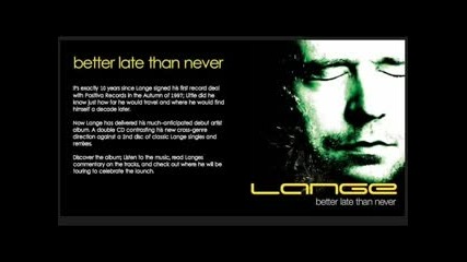 Dj Lange - Better Late Than Never