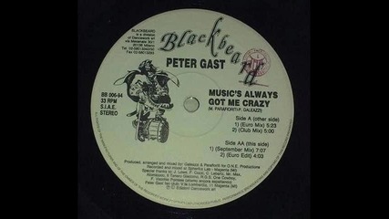 Peter Gast - Music's Always Got Me Crazy (radio Mix)