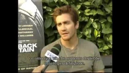 Interview With Jake About Brokeback Mountain 