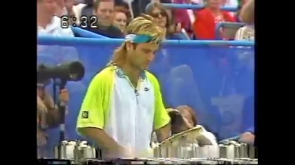 1990 Us. Open Agassi- Sampras