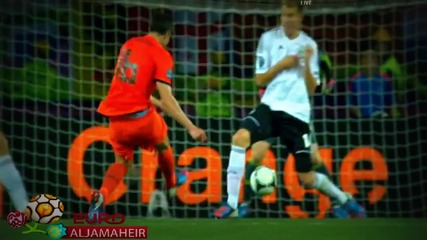 голът на Ван Перси срещу Германия 1:2 (13.06.12)