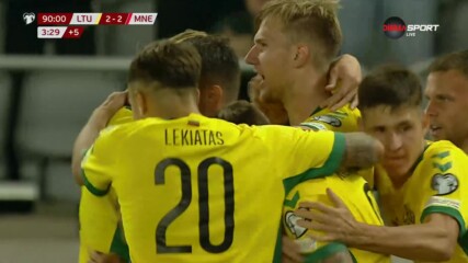 Литва - Черна гора 2:2 /репортаж/