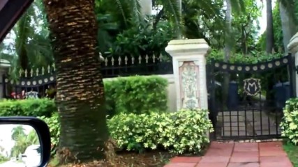 Palm Island and Star Island Florida drive through completebirdmans Mansion Scott Storch Mansion