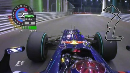 F1 Singapore 2009 Onboard lap