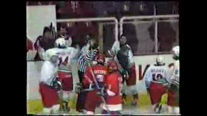 Ice Hockey Team Bulgaria - Fight