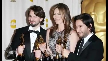 82nd Academy Awards 2010 Red Carpet - oscar winners Sandra bullock, Hurt Locker, Jeff Bridges 