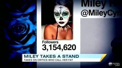 Mileyonline_com - Good Morning America talks about Miley defending her weight