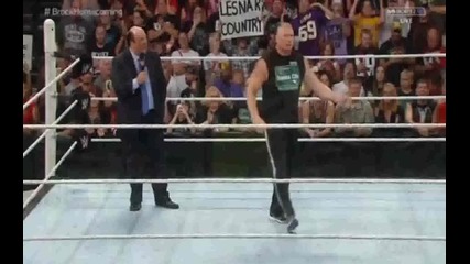 Brock Lesnar and Paul Heyman Segment от 17-ти август 2015г.