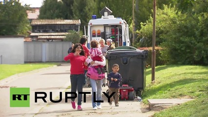 Германия: Планиран бежански подслон бе запален