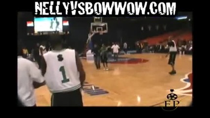 Derrty Ent. Vs Cash Money Millionaires Basketball Game #2! (highlights Of Bow Wow Vs Nelly) 